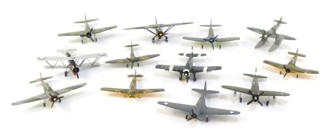 A group of kit built aircraft. (1 tray)