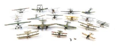 A group of kit built aircraft. (1 tray)