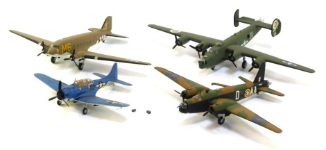 Four kit built aircraft, comprising No 22, M6 Space K 292833, a 2109835 and a X3667. (4)