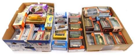 Diecast collector's vehicles, comprising Exclusive First Editions diecast 1:76 scale buses, Dinky Toys Air Sea Rescue Launch, Corgi Lledo and other vehicles, boxed. (2 boxes)