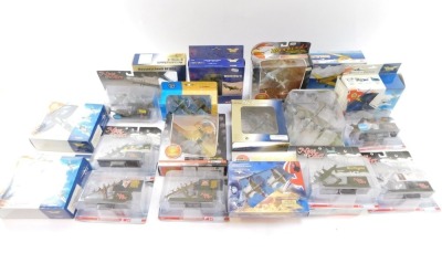 Diecast aeroplanes, including Avro Lancaster Nose Art, Corgi War Birds, Witty Wings Messerschmitt Battle of Britain and others, boxed. (2 boxes) - 4
