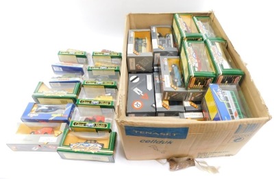 Corgi Classic Cars diecast models, buses, police cars and others, boxed. (1 box) - 2