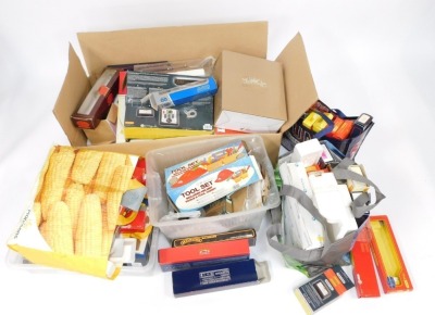 A large quantity of empty Hornby Bachmann and other collector's boxes, a small group of railway scenery, etc. (3 boxes and 3 bags) - 4