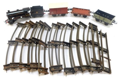 A Hornby OO guage Goods Set No 50 train set, boxed.