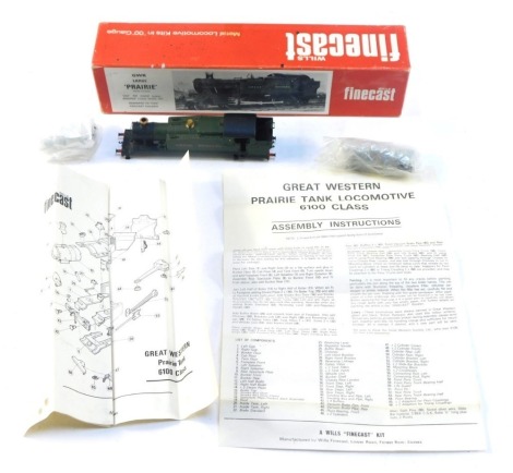 A Fine Cast GWR Prairie locomotive, 6100 Class, black livery, boxed.