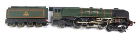 A Hornby Dublo OO gauge Duchess of Montrose locomotive and tender, 4-6-2, (AF).