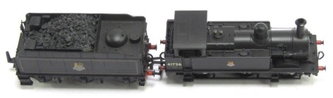 A Bachmann locomotive and tender, black British Rail livery, No 41726.