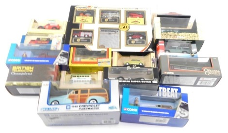 Diecast vehicles, to include Lledo Pro Motors, Only Fools and Horses, Heartbeat, and other collector's diecast, boxed. (1 tray)