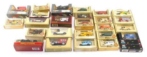 Lledo Models of Days Gone and Models of Yesteryear, diecast trucks and vans, boxed. (1 tray)