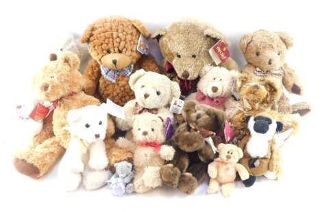 Teddy Bears, to include The Darcy Bear Community Bear, and others. (1 box)