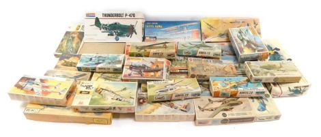 Frog, Airfix, Revell and other model aeroplane kits. (1 box)