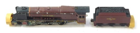 A Hornby Dublo City Of London locomotive and tender L.M.R, two rail 31226, box number 2226HO/OO gauge boxed.