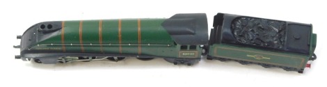 A Hornby Dublo Golden Fleece locomotive and tender E.R, two rail, number 2211, box number 31211, HO/OO gauge boxed.