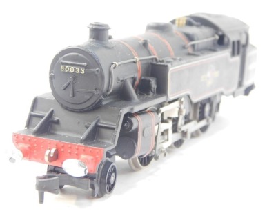 A Hornby Dublo tank locomotive, two rail, 2-6-4, 31218, HO/OO gauge boxed. - 2