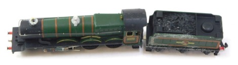 A Hornby Dublo OO gauge LT25 freight locomotive and tender, 2-8-0, LMR 8F, boxed.