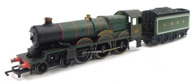 A Hornby OO gauge QR National class Trematon Castle locomotive and tender, in green livery, 4-6-2, 5020.