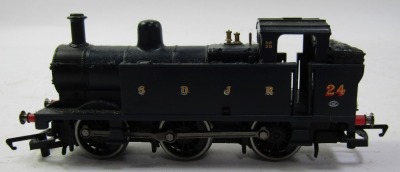 A Hornby British Rail class 24 locomotive, SDJR, 24 in blue livery. - 4