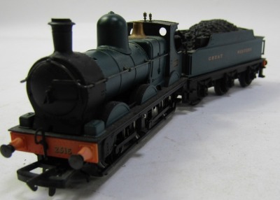 A Mainland GWR Deans Goods locomotive and tender, in green GWR livery, 0-6-0, 2516. - 2