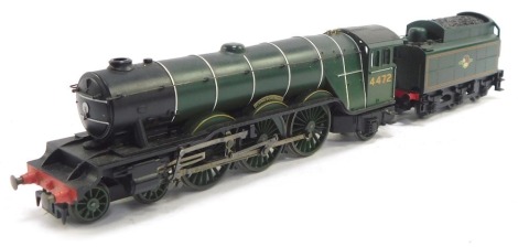 A Hornby OO gauge LNER class A3 Flying Scotsman locomotive and matched tender, in green livery, 4-6-2, 4472.