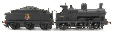 A Mainline OO gauge Dean Goods locomotive and tender, BR black lined liver, 0-6-0, 2538.