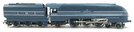 A Hornby OO gauge Coronation locomotive and tender, LNS coronation class blue livery, 4-6-2, 6220.