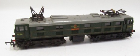 A Tri-ang Hornby Electra locomotive, R351, 27000, green livery.