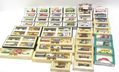 Lledo Days Gone and Quality Diecast Collectable collector's vehicles, advertising cars and buses, all boxed. (a quantity)