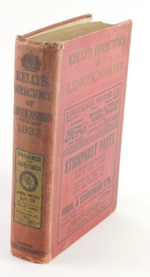 A Kelly's directory of Lincolnshire 1933.