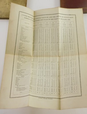 Gosberton interest. The 1857 County Rate table of rates booklet, Kaye (W. J) The Church and Parish of Gosberton, and an 18thC Parish record handwritten regarding baptisms from 1792 onwards. (3) - 3