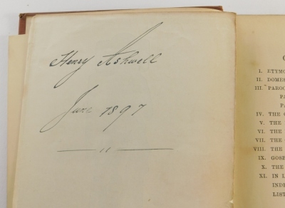 Gosberton interest. The 1857 County Rate table of rates booklet, Kaye (W. J) The Church and Parish of Gosberton, and an 18thC Parish record handwritten regarding baptisms from 1792 onwards. (3) - 6