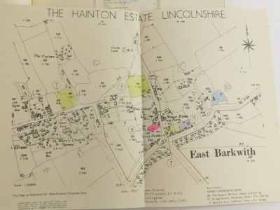 A 1957 Henry Spencer's sale catalogue, Outlying Portions of The Hainton Estate, sold Tuesday 23rd July 1957. - 4