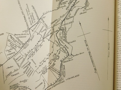 Wheeler (W. H.) A HISTORY OF THE FENS OF SOUTH LINCOLNSHIRE, second edition, half calf, worn, 4to, n.d. - 5