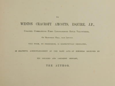 Padley (J.S). FENS AND FLOODS OF MID-LINCOLNSHIRE, author's presentation copy, list of subscribers, publisher's cloth, folio, Lincoln, 1882. - 3