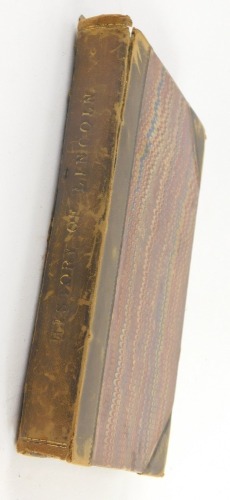 THE HISTORY OF LINCOLN, contemporary half calf over patterned boards, spine gilt, 8vo, Lincoln, 1810.