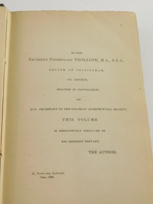 Brogden J. Ellett), PROVINCIAL WORDS AND EXPRESSIONS CURRENT IN LINCOLNSHIRE, publisher's cloth, 1866, Good (Jabez) LINCOLNSHIRE GLOSSARY, publisher's wrappers, 1900 (2) - 9