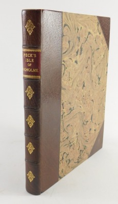 Peck (William) A TOPOGRAPHICAL ACCOUNT OF THE ISLE OF AXHOLME... engraved plates, 3 hand-coloured, later crushed morocco over patterned boards, 4to, Doncaster, 1815.