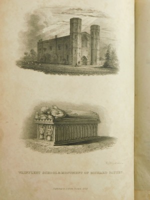 Oldfield (Edmund) A TOPOGRAPHICAL ACCOUNT OF WAINFLEET... engraved plates, later half calf, large 8vo, 1829. - 3