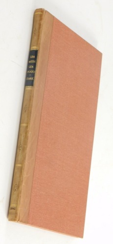 [Stark (Adam)] AN ACCOUNT OF THE PARISH OF LEA WITH LEA WOOD, folding pedigree, publisher's calf-backed boards, 8vo, 1841.