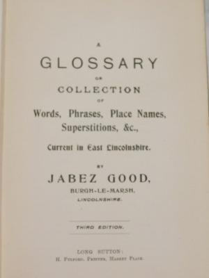 Lincolnshire Literature.- c.25 works of Lincolnshire related literature. - 2