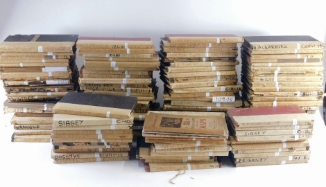 A large quantity of Lincolnshire related folding Ordnance Survey maps, to include 2nd edition from 1905 showing various areas to include Boston.