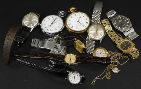 Various watches and pocket watches