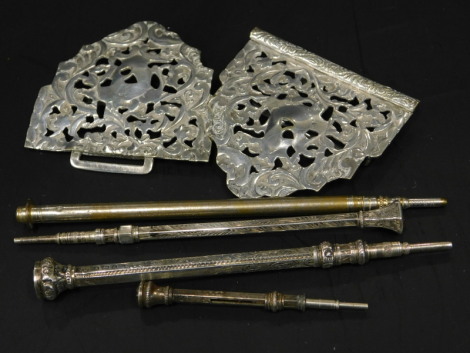 A quantity of silver plated wares