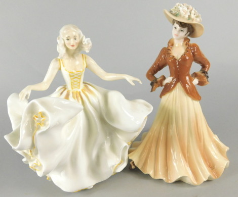 Two porcelain figures