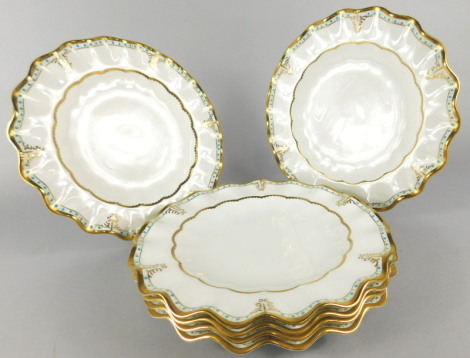 A Royal Crown Derby Lombardy pattern part service