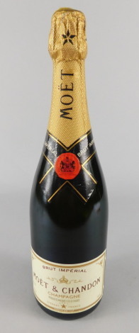 A 750ml bottle of Brut Imperial Moet & Chandon champagne