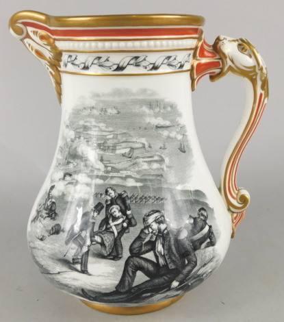 A Victorian S Allcock & Co Royal Patriotic jug