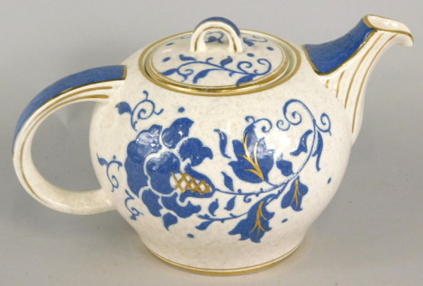 A Burleighware Charlotte Rhead design teapot