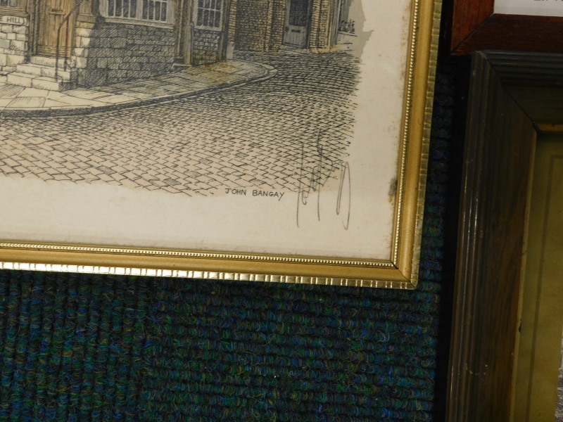 John Bangay. Lincoln Cathedral from Castle Square