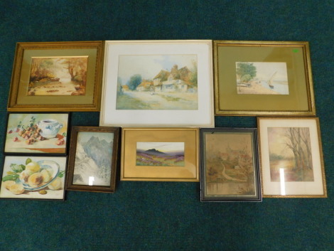 19thC and later watercolour pictures