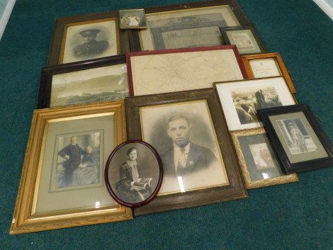 19thC and later framed portraits